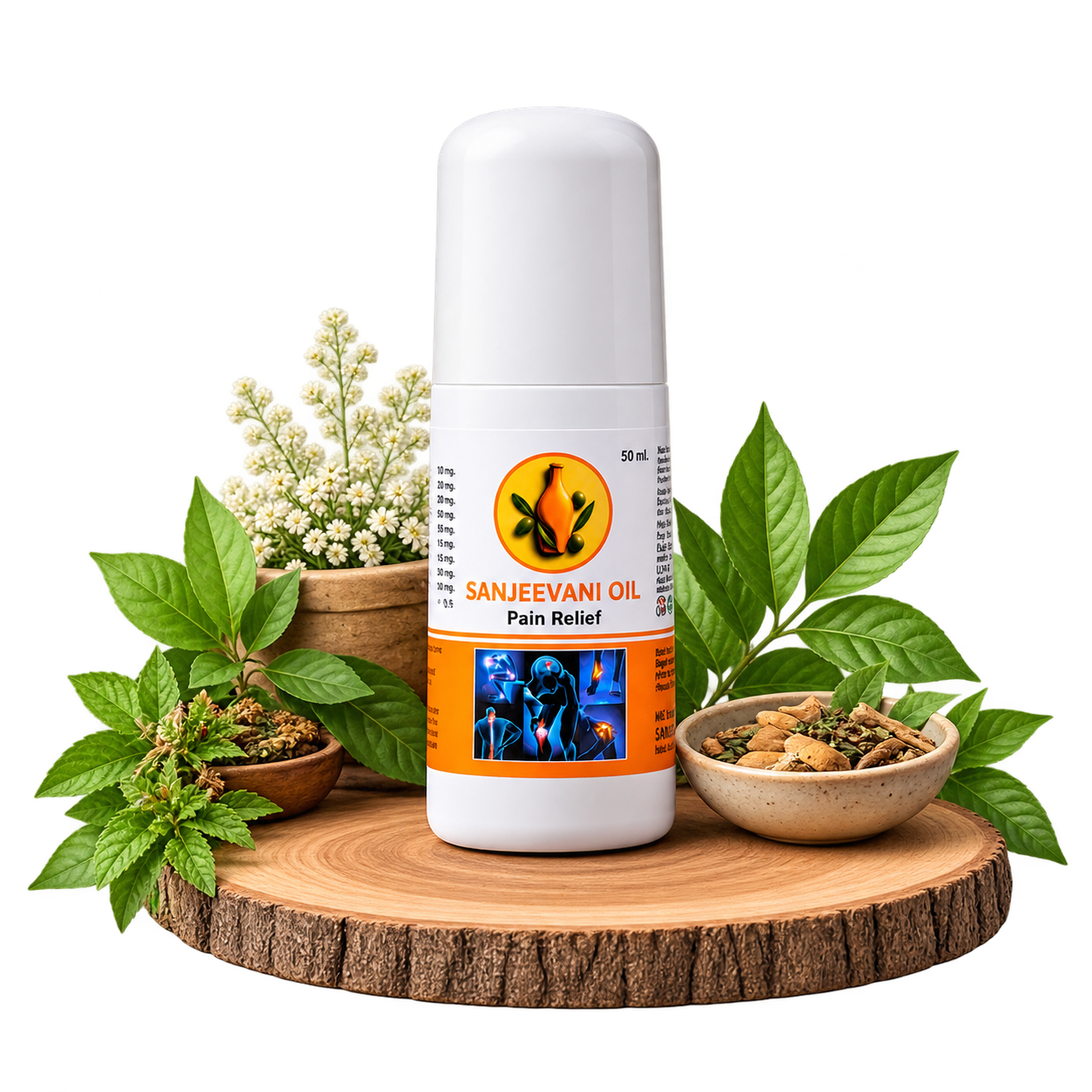Sanjeevani Ayurvedic Pain Relief Oil bottle